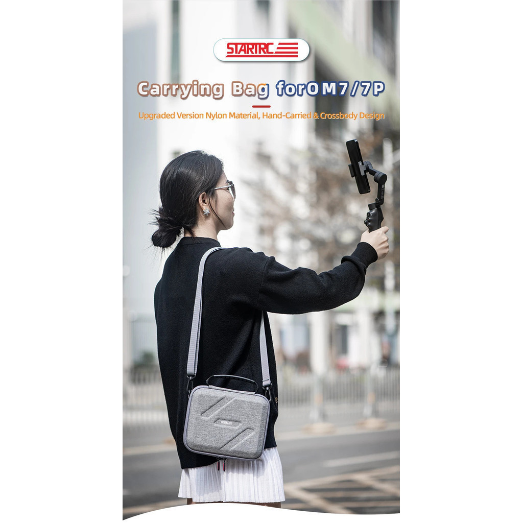 Túi đeo vai STARTRC cho DJI OM7 / 7P Hộp đựng di động Hộp đựng cho DJI Osmo Mobile 7 / 7 Pro Phụ kiệ