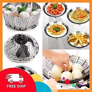 [FREE SHIP] [Freeship 99k] Vỉ hấp thực phẩm, đồ xôi inox cao cấp