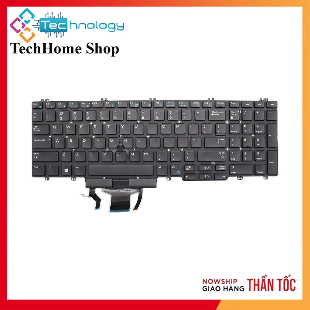 Bàn Phím Dell Precision 7530 M7530 M7730 17 7730 7540 7740 E7530 M7530 Có Led Chuột