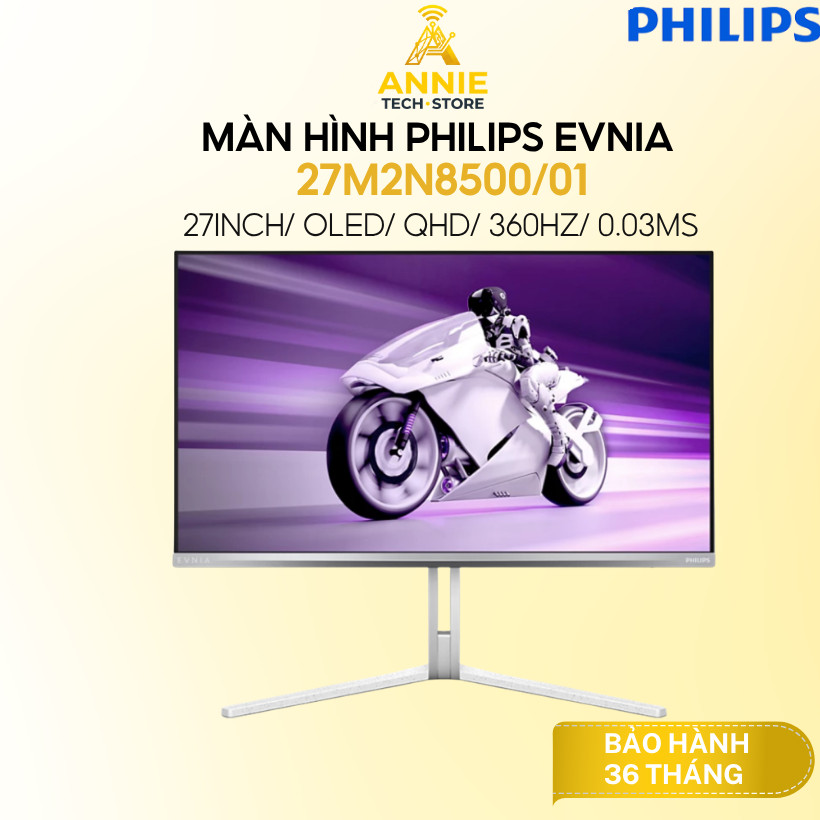 Màn hình Philips Evnia 27M2N8500/01 (27inch, OLED, QHD, 360Hz, 0.03ms) - Hàng chính hãng.