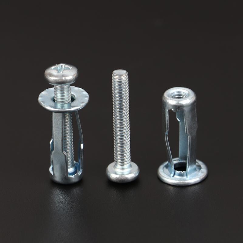 10 Bộ m4/M5/M6 Jack Nuts xe kim loại vít cánh hoa Nuts với vít cho Hollow tường sắt da