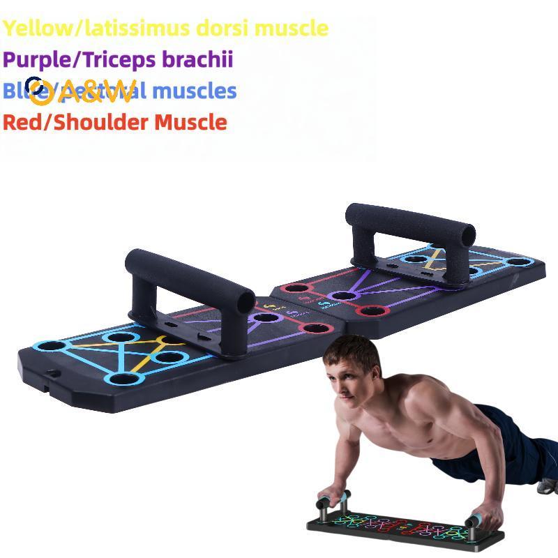 A & W 1 Bộ Đa Năng Thiên Push Up Board Thể Dục Cơ Bắp Tập Gym Tại Nhà Push Up 20 Lỗ Push Up Stand