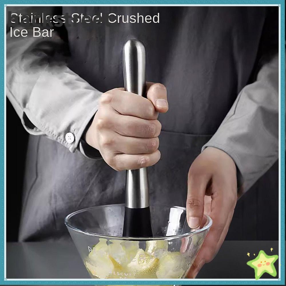 BACKSTRETDVKU Ice Cocktail Nghiền nát, Bar Tool Cocktail Popsicle Lemon Hammer Press, Máy ép trái câ