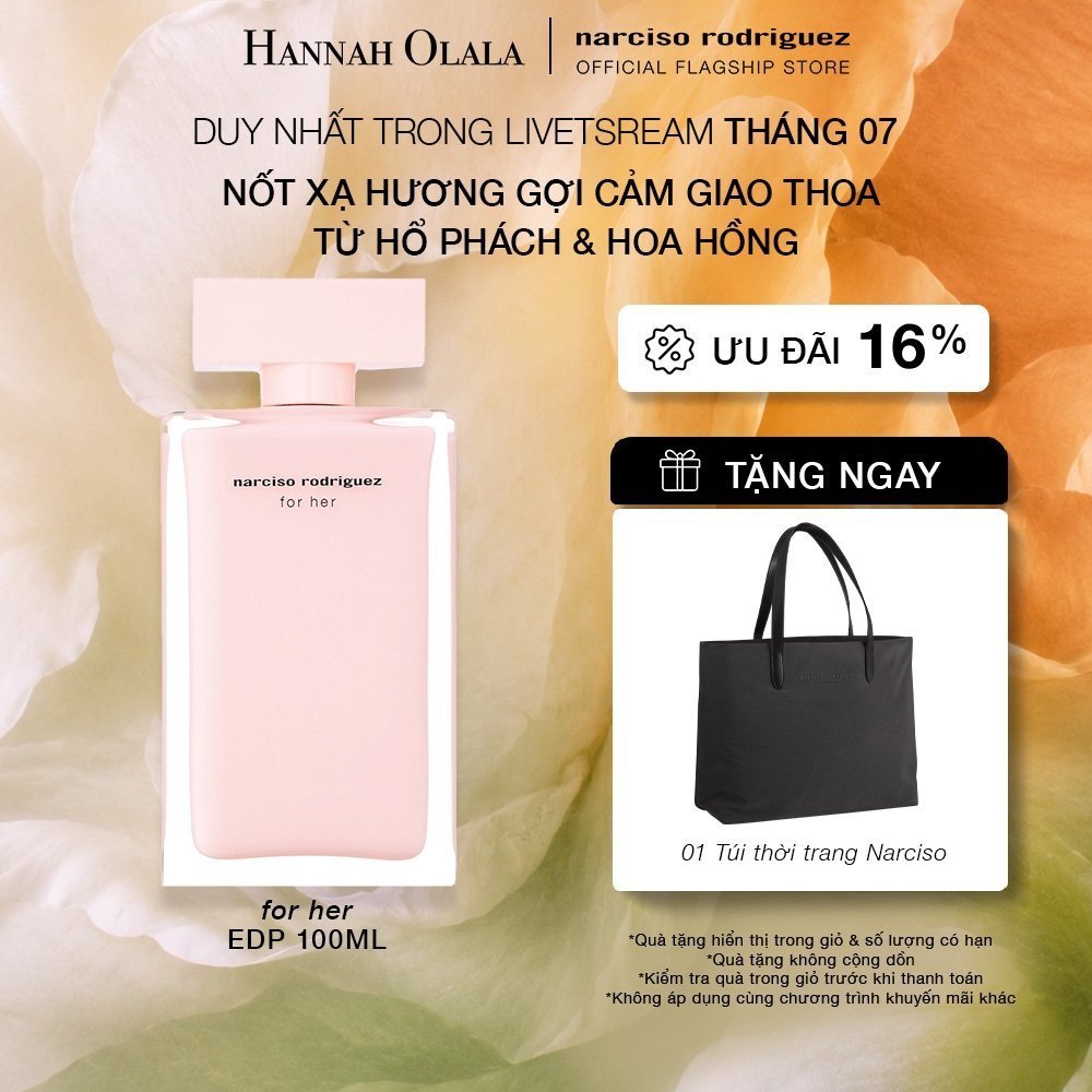 [HANNAH] Nước Hoa nữ Narciso Rodriguez For Her EDP 100ml