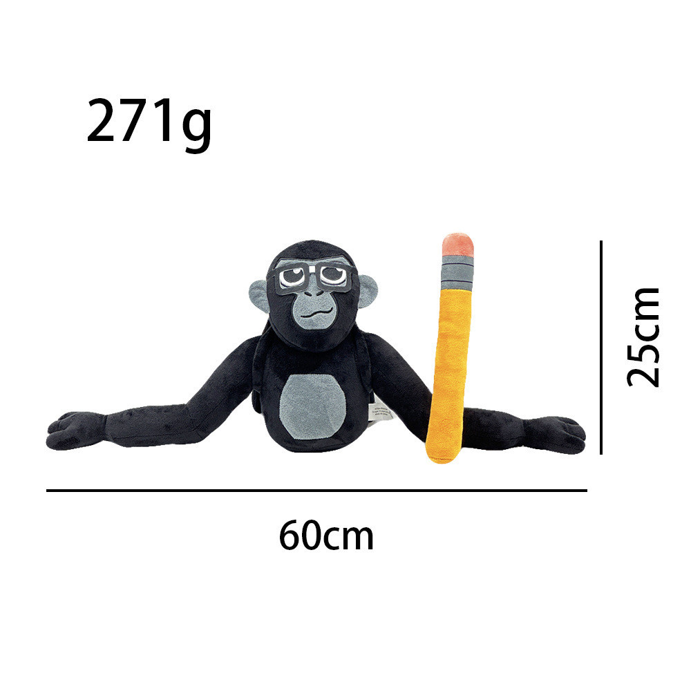Gorilla Tag Monke Plush Gorilla Game Búp bê sang trọng#7. 21.al.kuhn #