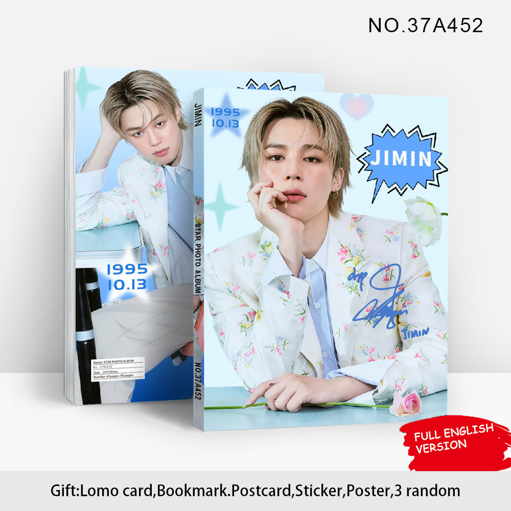 Ảnh Lớn JIMIN Hàng Hóa Ảnh Quạt Bộ Sưu Tập Hình Album Park JIMIN Ngôi Sao Album Ảnh 80p