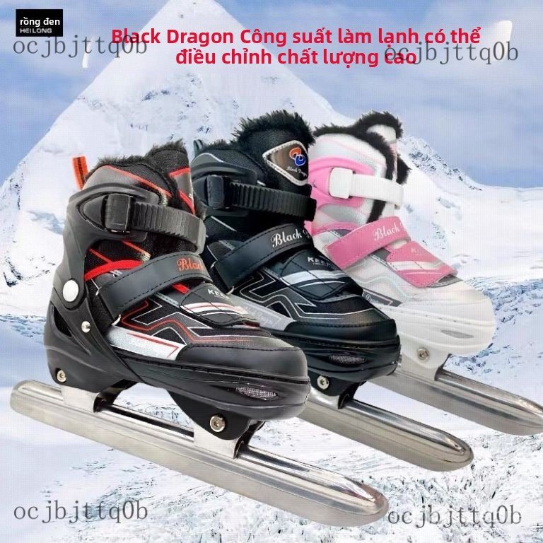 Giày patin/Giày trượt Giày trượt băng Black Dragon, giày trượt patin, giày trượt tốc độ, giày trượt 