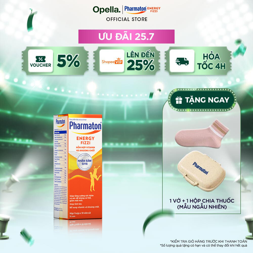 Thực phẩm bảo vệ sức khỏe Pharmaton Energy Fizzi
