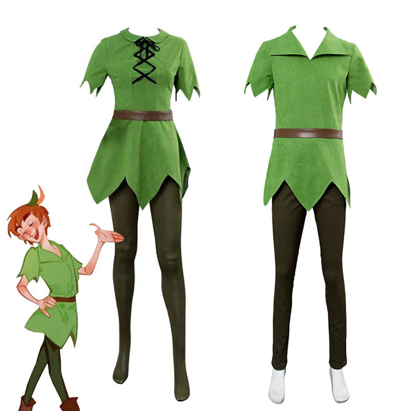 Peter Pan Bé Trai Bé Gái Halloween cosplay Trang phục dự tiệc Peter và Wendy Trang phục cosplay 87UF