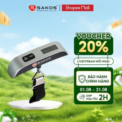 Cân Hành Lý Điện Tử Cầm Tay SAKOS NS-14 Nhỏ Gọn Cân Hành Lý Cho Mọi Chuyến Đi
