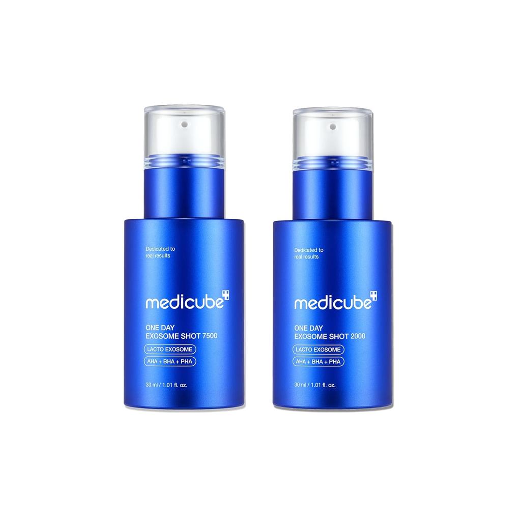 Medicube Zero Exosome Duo: Zero Exosome 2000PPM Spicule Facial Serum Zero Exosome 7500PPM Spicule Fa