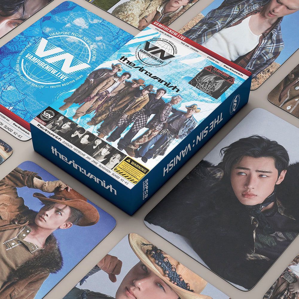 Album Photocard 55ENHYPEN THE SIN VANISH LOMO Card