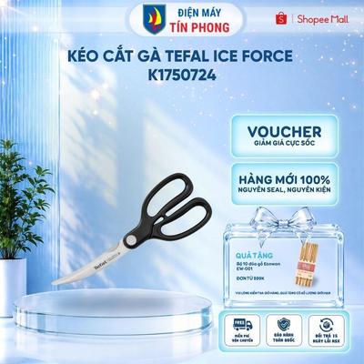 Kéo Cắt Gà Tefal Ice Force K1750724 Thép Đức - Sắc Bén - Đa Năng | Bảo hành chính hãng