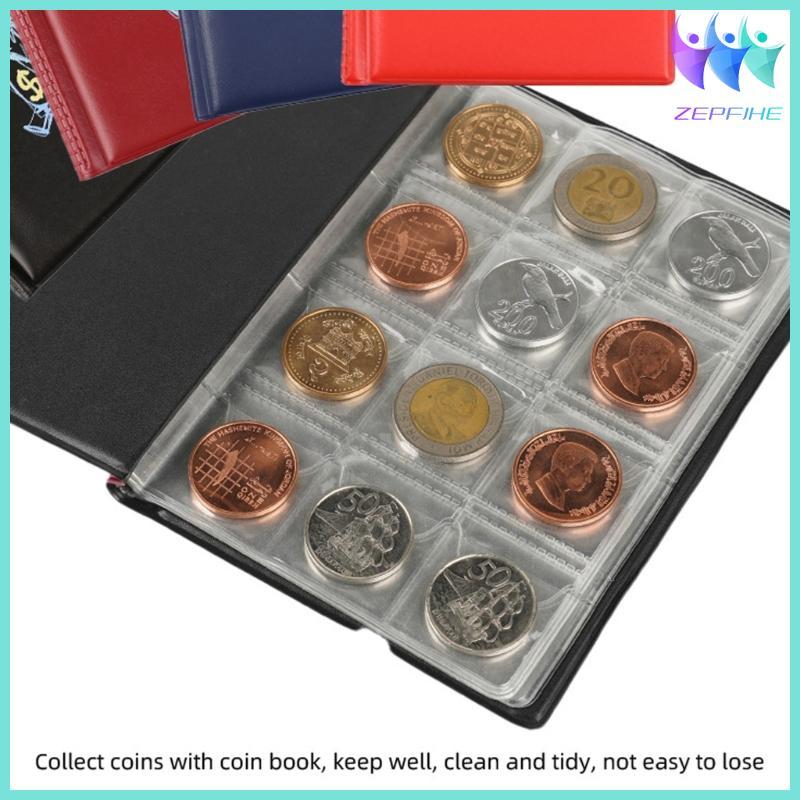 Nio 120 Pocket Coin Holder Book 2 9x2 9cm Pocket Coin Storage Album Penny Album