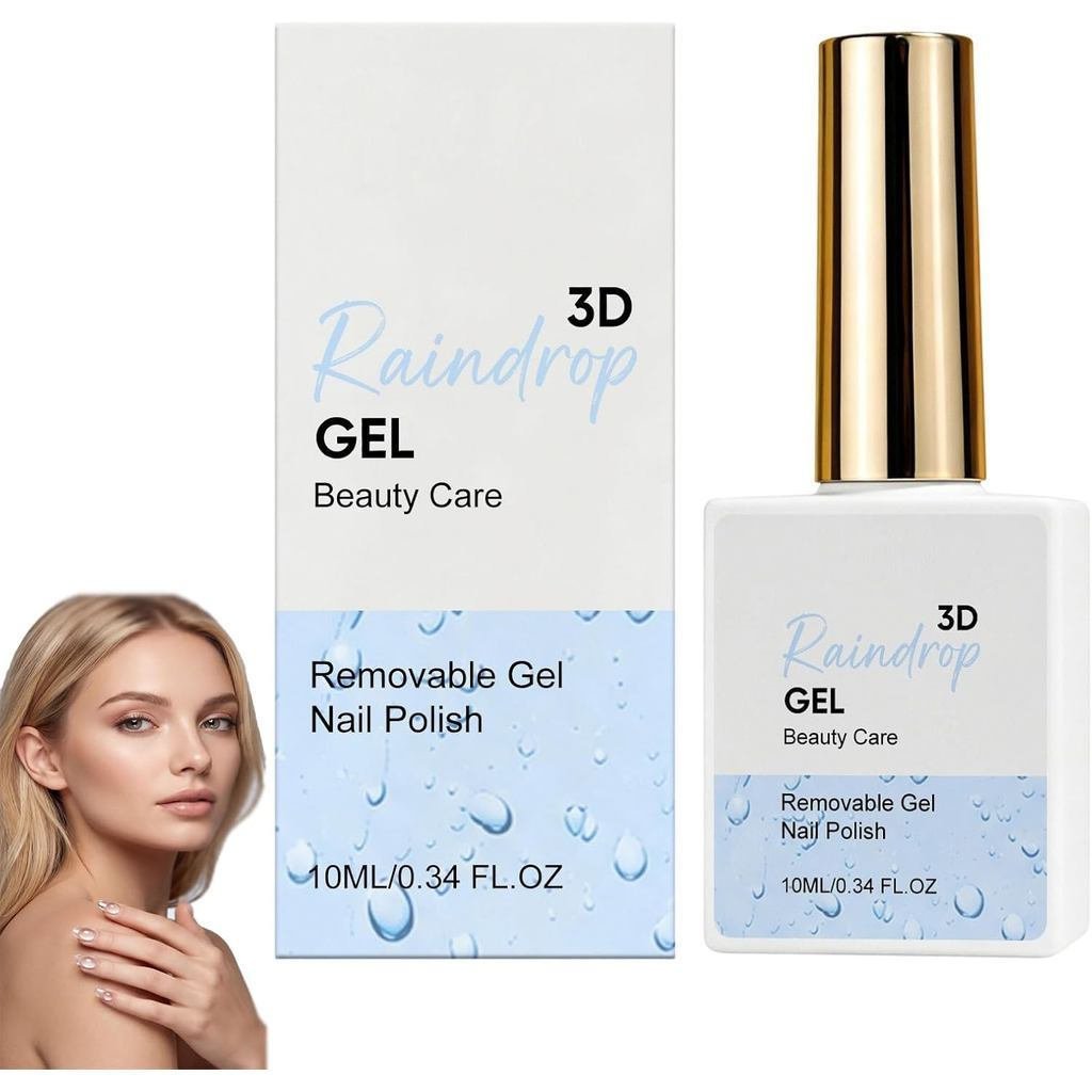Gel thả nước 3D, Gel làm móng tay 3D, Bộ đánh bóng làm tay dạng giọt nước, Sơn tay LED UV ướt cho th