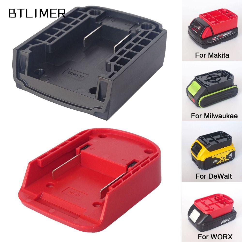 ESSECCOME DIY Adapter, Đầu nối pin ABS bền, Vỏ đầu sạc di động cho pin Lithium Makita / DeWalt / WOR