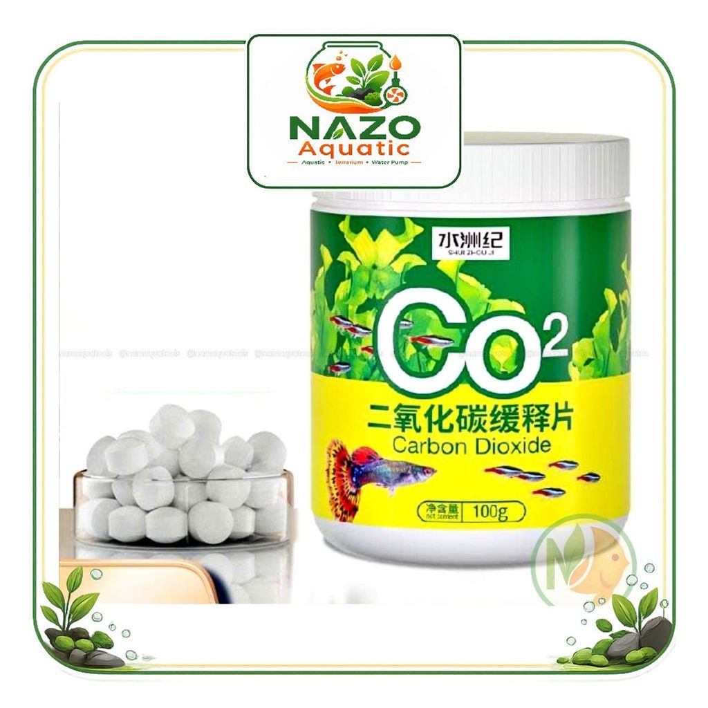 Viên Nén CO2 | Viên Sủi CO2 Cho Hồ Cá Thuỷ Sinh NAZO Aquatic