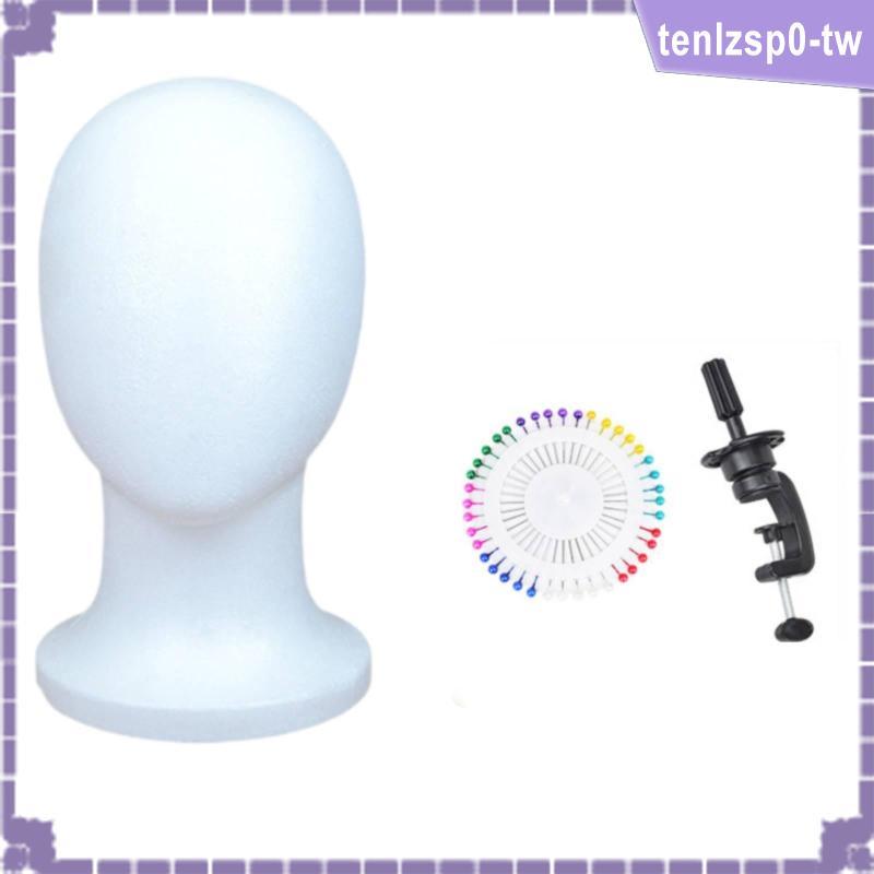 [tenlzsp0] Chân đế kẹp tóc Giá đỡ đầu hình nộm Dễ dàng lắp ráp Chân đế đầu hình nộm di động nhỏ gọn 
