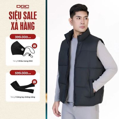 Áo khoác gile nam 3 lớp WAJKBD142M - Áo Gile 3 lớp, túi cơi 2 bên