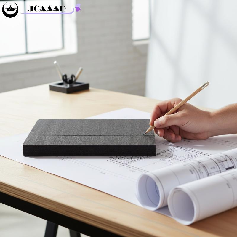 Jcaaap 1 Cái Poly Blo Tấm Có Thể Cắt Bọt Đệm Chèn Trường Hợp Poly Tấm Bọt Cho Ngủ Hộp Dụng Cụ Lưu Tr