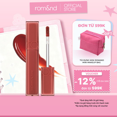 [Rom&nd x KOL] Son tint bóng, siêu lì cho đôi môi căng mọng Hàn Quốc Romand Dewyful Water Tint 5g
