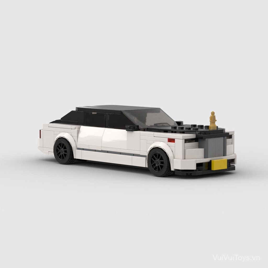 MOC Assembling toy black luxury car model building blocks8Building blocks DIY Gift