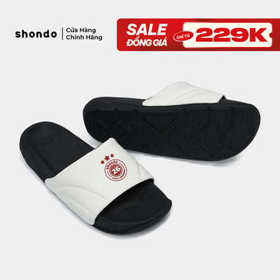 Dép Quai Ngang Nam Nữ Trendy 7 Logo SH TPU Shondo Bộ Sưu Tập Champion