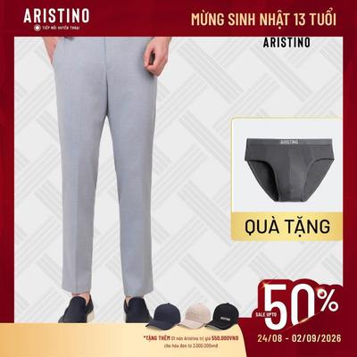 Quần Âu Nam Aristino Regular Fit, chất liệu Viscose mịn mượt ATR605EDP01