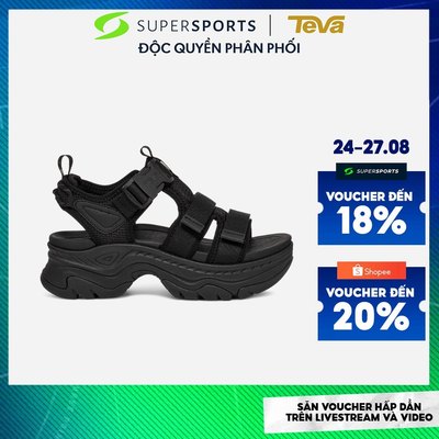 Giày Sandals Nữ Teva Hurricane Ampsole Gaila - Đen - 1164570-BLK