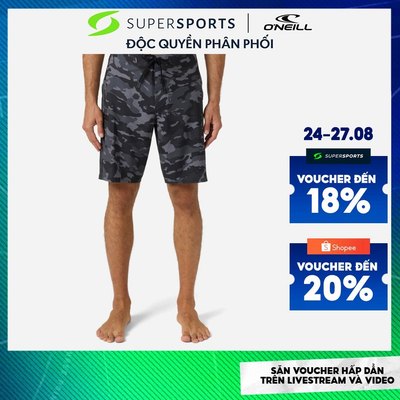 Quần Đi Biển Nam O'Neill Hyperfreak Tech Hawaii 19 - Rằn Ri - SP5106037-BCAM
