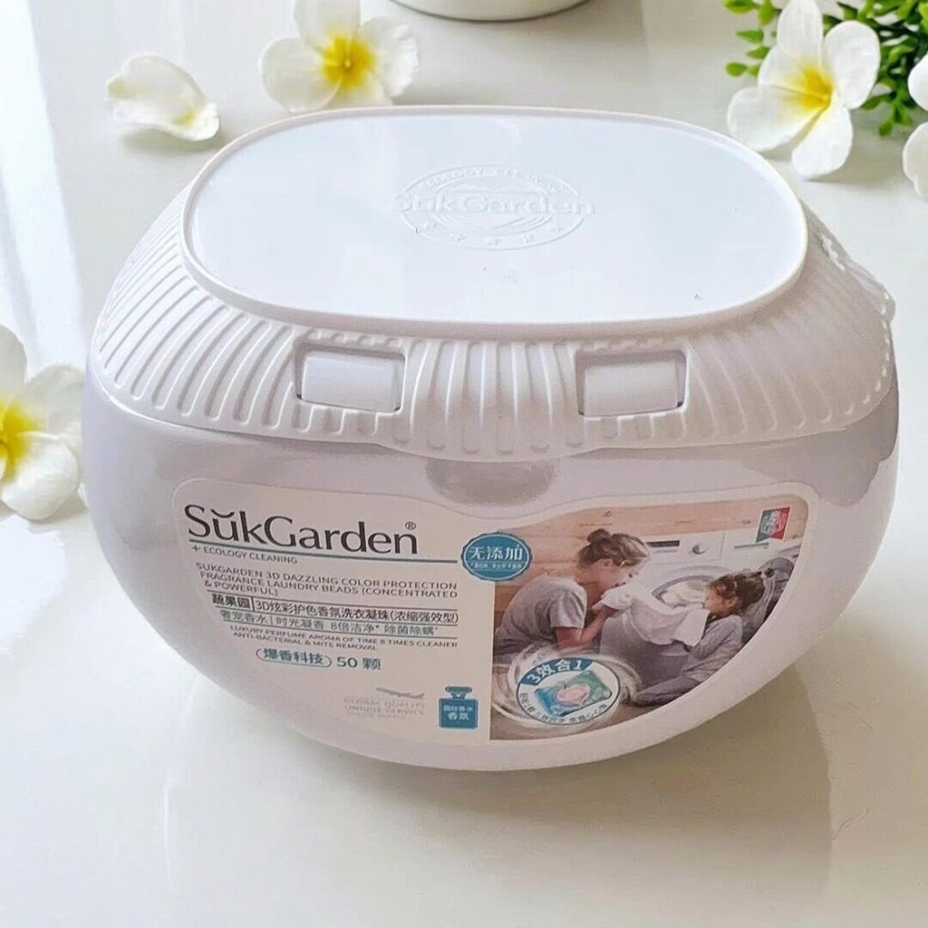 Rau Orchard 3D Nhiều Màu Sắc Bảo Vệ Màu Sắc Hương Thơm Giặt Gel Hạt Nước Hoa Ba Trong Một Giặt Tiện 