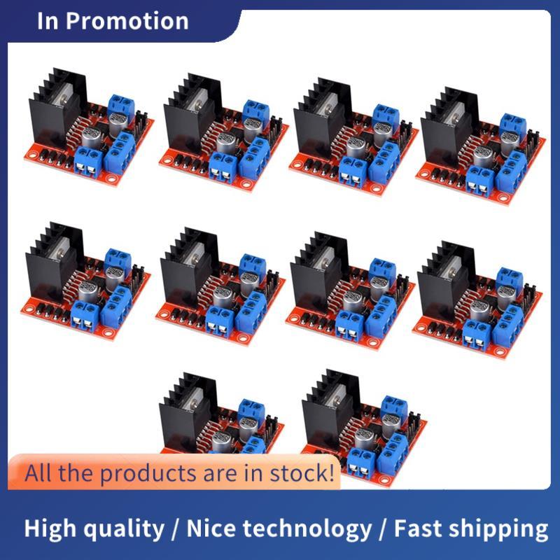 10 Chiếc L298N Động Cơ Lái Xe Bảng Điều Khiển DC Bước Động Cơ Kép H-Bridge Công Suất Cao Peltier Rob