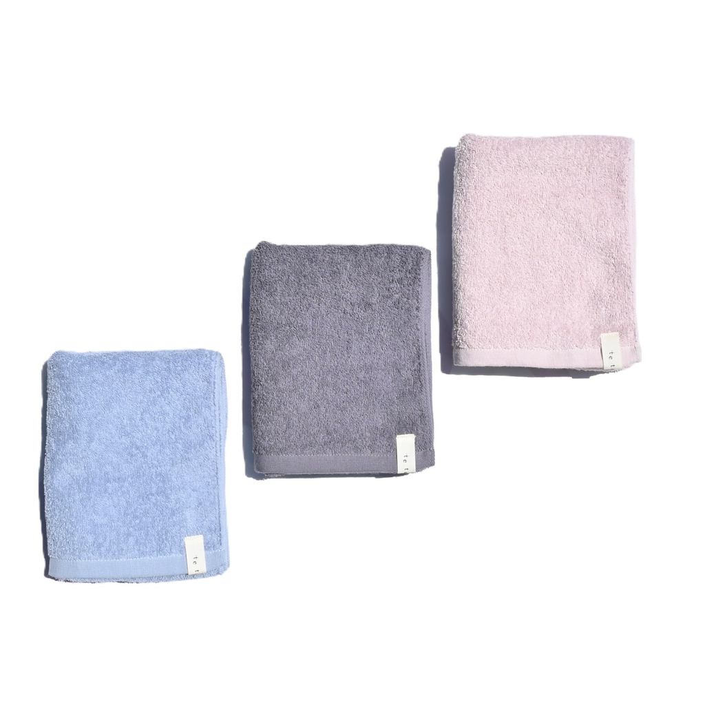 Tetoiro Senshu Towel Slim Bath Towel 3-Piece Set, Made in Japan, 100% Cotton, Thick, Absorbent, Quic