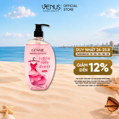 Sữa tắm nước hoa Nữ Gennie Little Dress 450ml lưu hương lên đến 4H