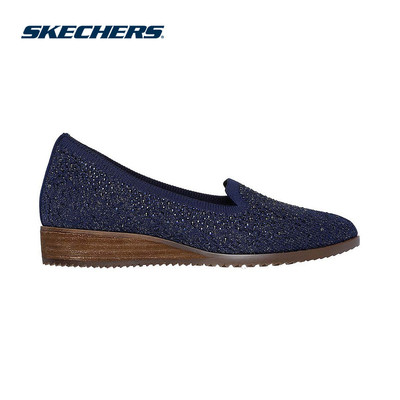 Giày Búp Bê Nữ Skechers Modern Comfort Cleo Sawdust Twinkle - 158938-NVY Air-Cooled Memory Foam
