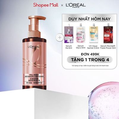 Dầu Xả Ngăn Ngừa, Giảm gãy Rụng và Giúp Tóc Chắc Khỏe L’Oreal Paris Elseve Full Resist Anti Hair Fall Conditioner 440Ml