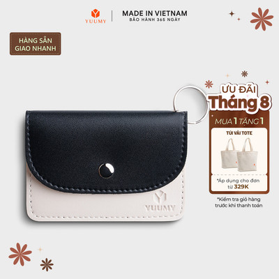 Ví Yuumy (Thời trang nữ đựng namecard đa năng - Ví móc khóa da Seasand YMK3)
