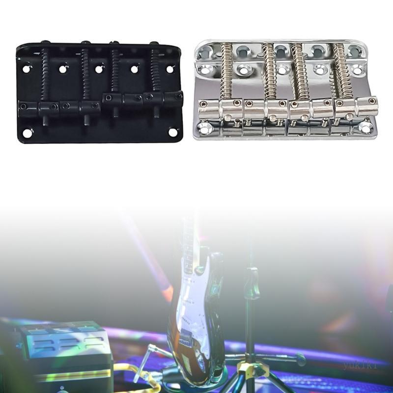 Kiki Bass Guitar Cầu Bass Bass Cầu Lắp Ráp Thay Thế Phong Cách Vintage 4 Dây Bass Cầu Điện Bass Guit