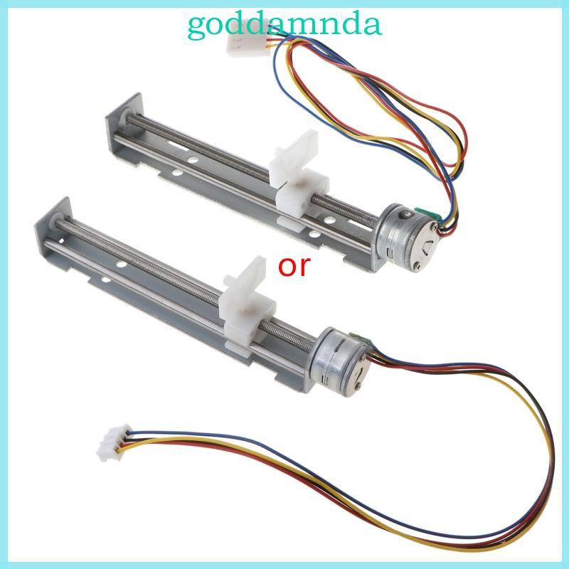 GODD DC 4-9V Drive Stepper Motor Vít có đai ốc Thanh trượt 2 pha 4 dây cho E