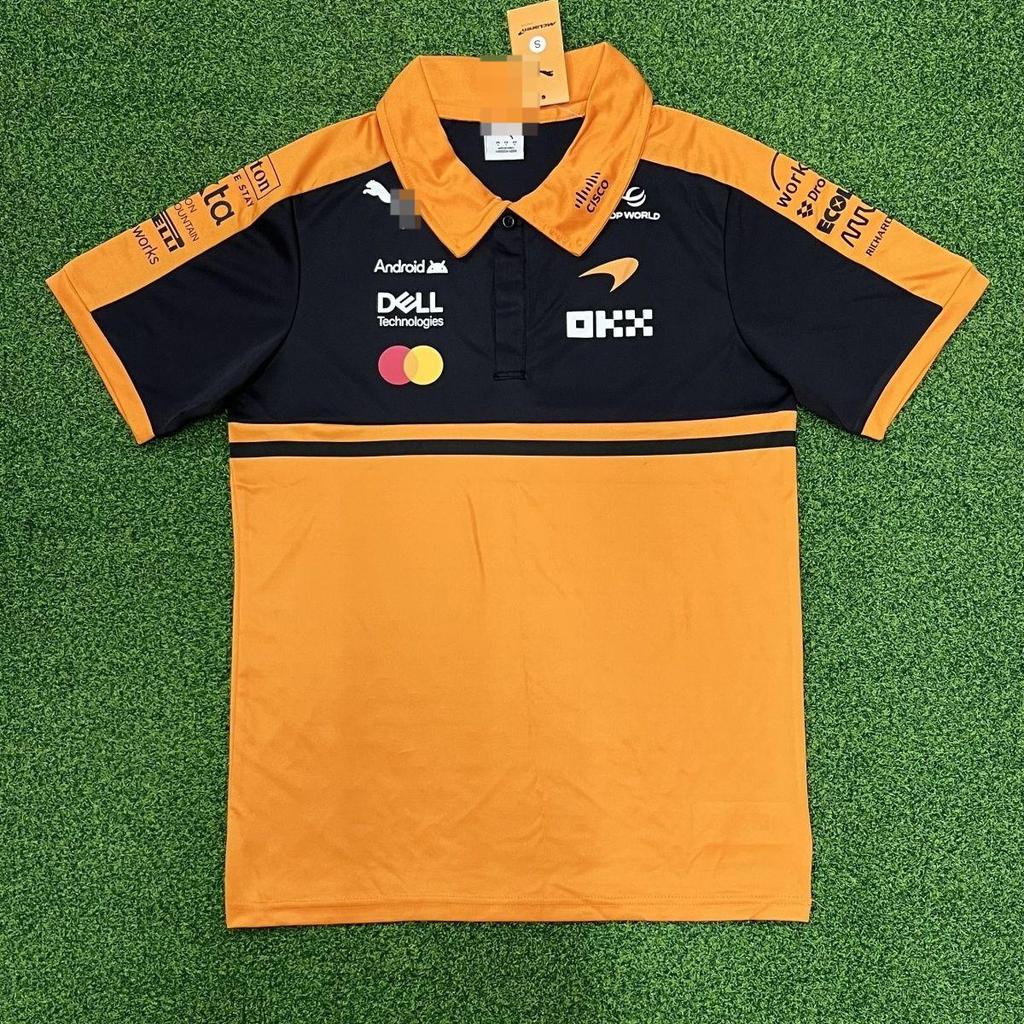 2026 New F1 Racing Suit, McLaren Team Custom T-Shirt, Piastri, Outdoor Sports Breathable Polo Shirt