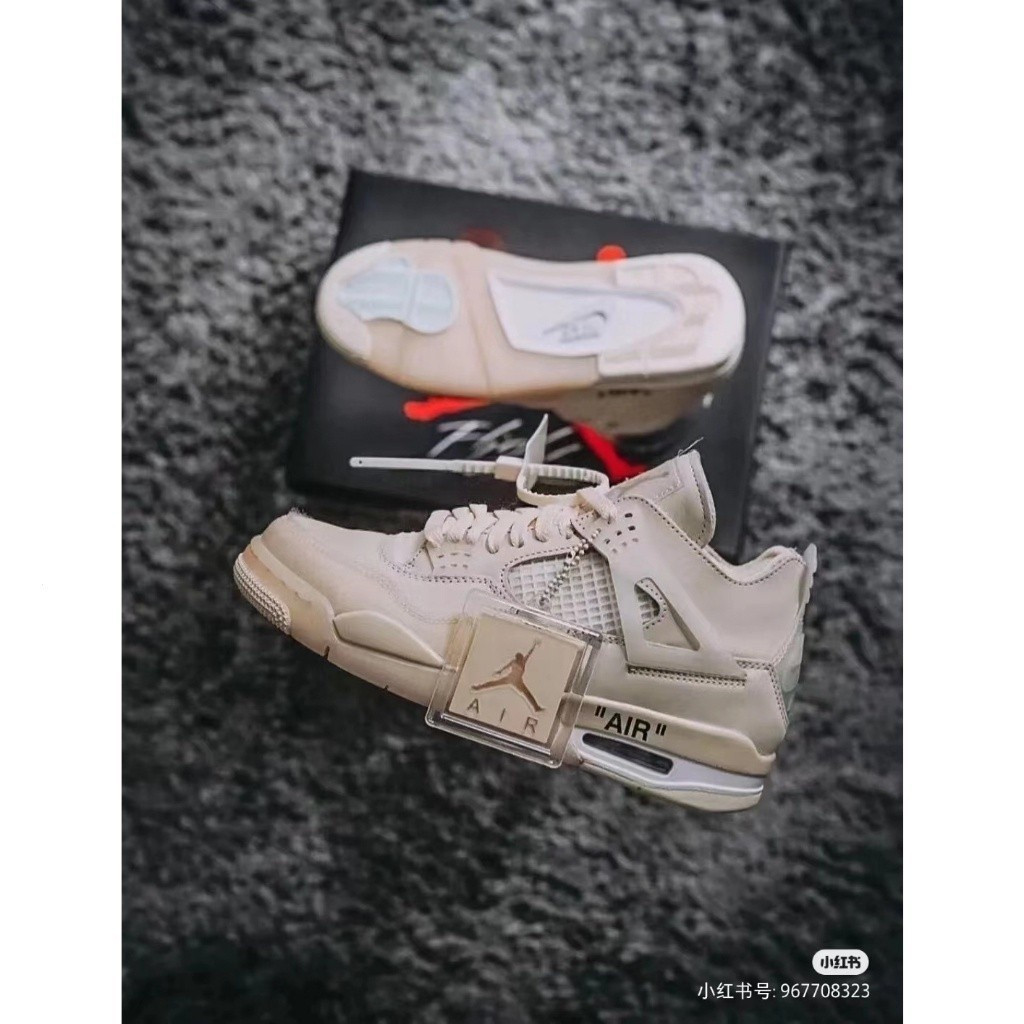 Air Jordan 4 retro "Vela" mắt Michael Jordan 4 da năm đối tác nam sắt retro giải trí văn hóa thể tha