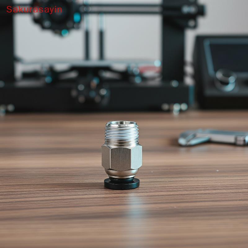 {Sakurasayin} Phụ kiện khí nén máy in 3D 1Pc PC4-M6 PC4-M10 PC4-01 Nam lắp thẳng cho người mới bắt đ