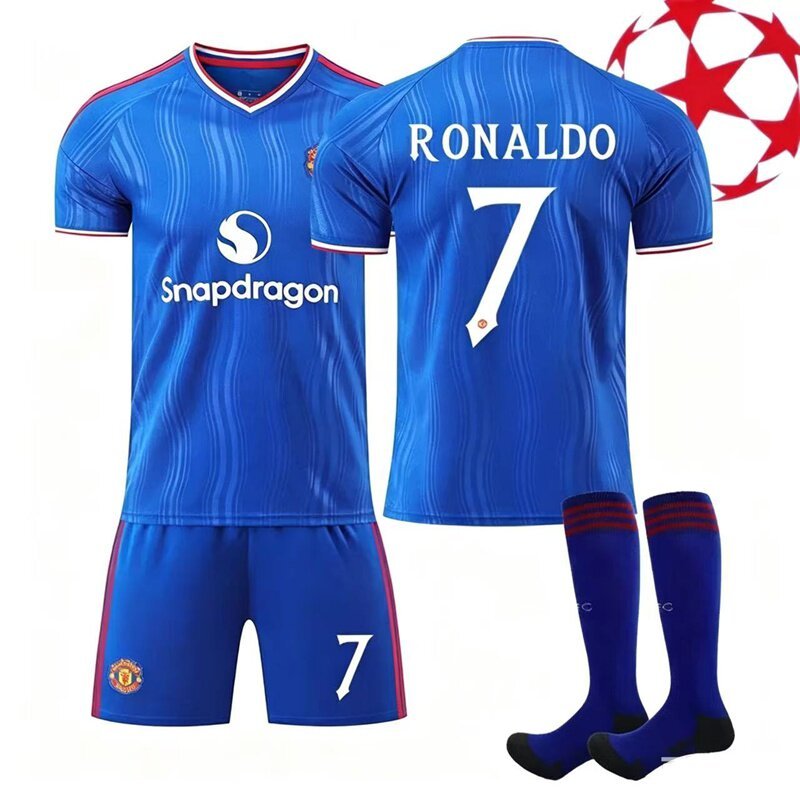 Mùa giải 2026-27 Manchester United F.C. Sân khách Áo thể thao UEFA MUFC Cristiano Ronaldo CR7 Bruno 