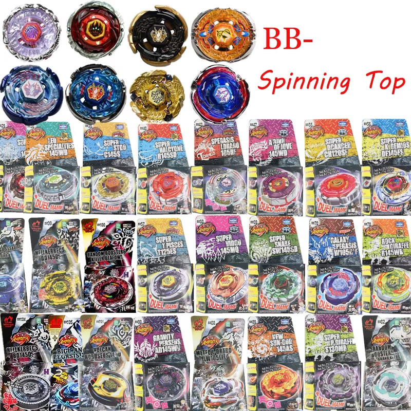 BB28 Đến BB82 Single Metal Fusion Fury 4D Spinning Tops Đồ chơi (các bộ phận ngẫu nhiên) BB43 BB56 B