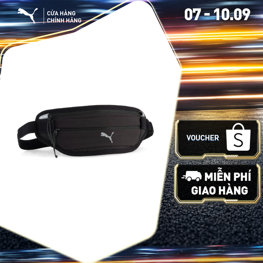 Túi Đeo Hông PUMA Unisex EVERYDAY RUNNING Waist Bag Black Màu Đen