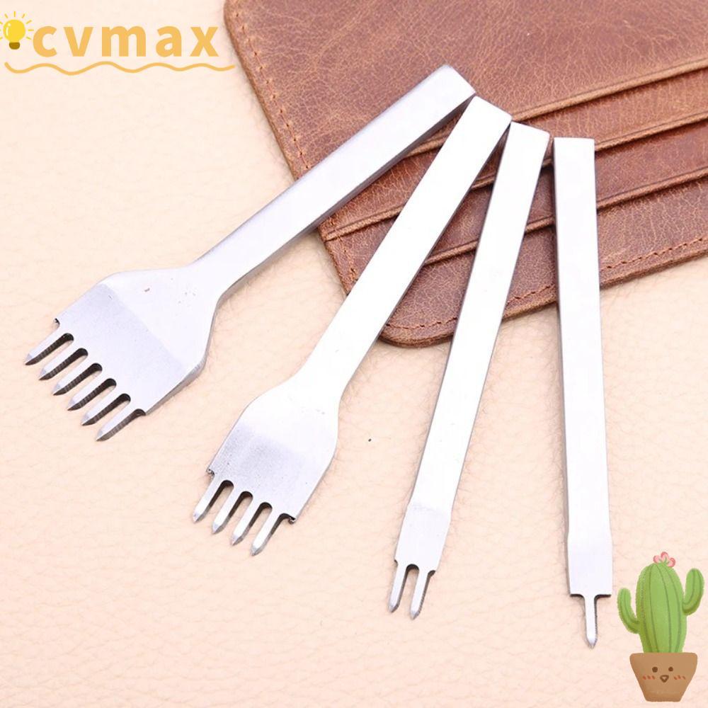 Lỗ đục lỗ khoảng cách CYMX, Dụng cụ đục lỗ bạc 3 / 4 / 5 / 6MM, Dụng cụ thủ công bằng da Thép ​Da đụ