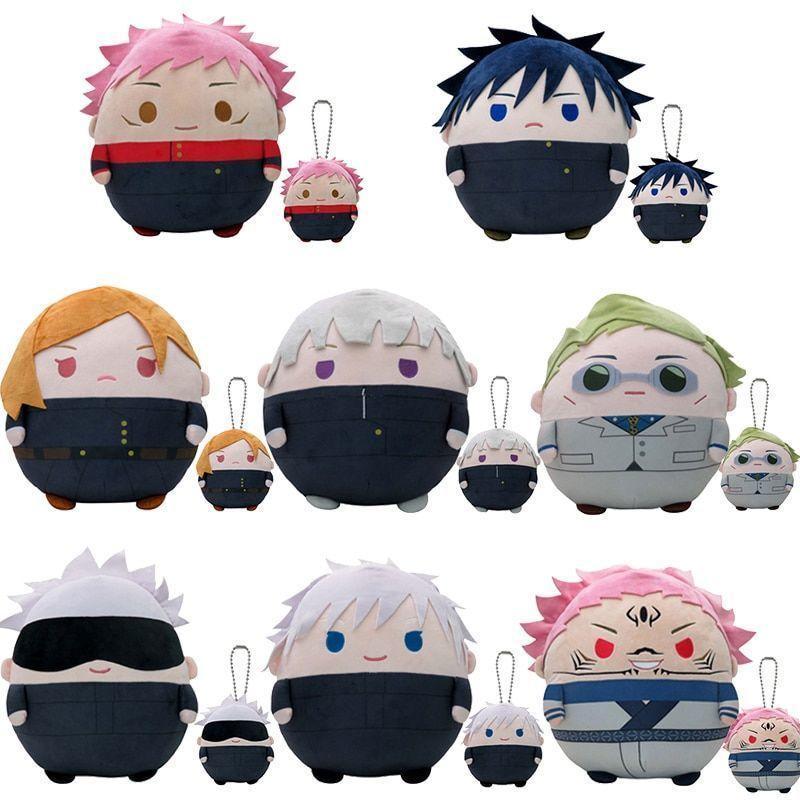 Gấu bông chibi Q-version Jujutsu Kaisen Gojo Yuji Sukuna 10cm 22cm 30cm siêu cute