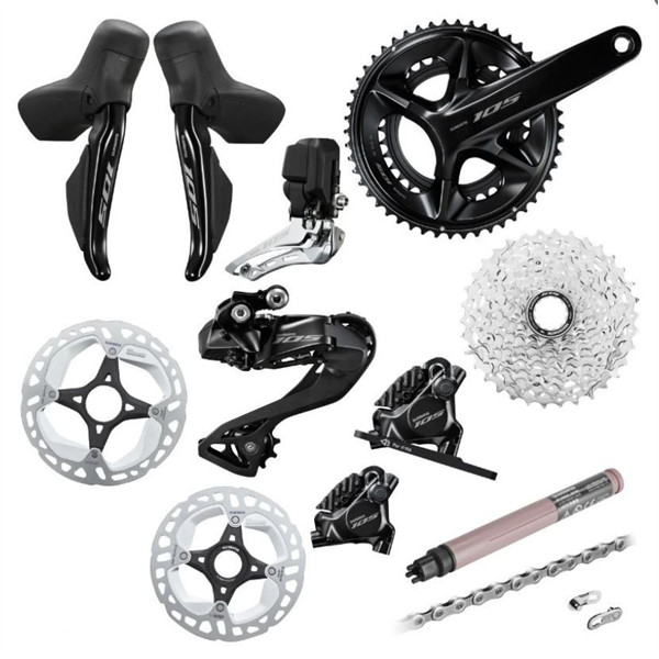 Bộ Group Shimano Điện tử 105 R7170 Di2 có đĩa ( không kèm BB)