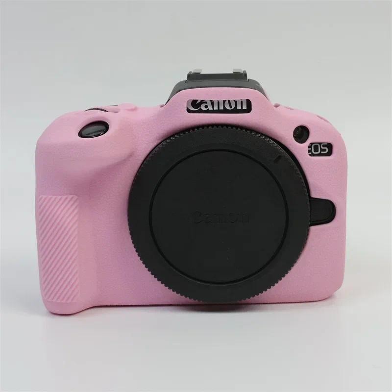 R100 Silicone Armor Skin Camera Case Body Cover Protector cho máy ảnh kỹ thuật số Canon EOS R50
