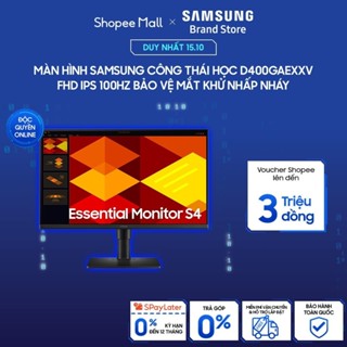[FREE SHIP] Màn hình Samsung công thái học D400GAEXXV FHD IPS 100Hz Bảo vệ mắt Khử nhấp nháy